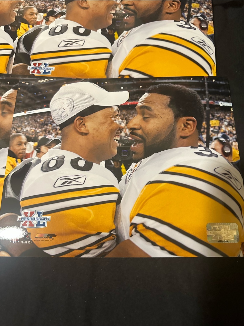 Lot of 6 Hines Ward & Jerome Bettis Football Photo Prints you get 6 8x10s